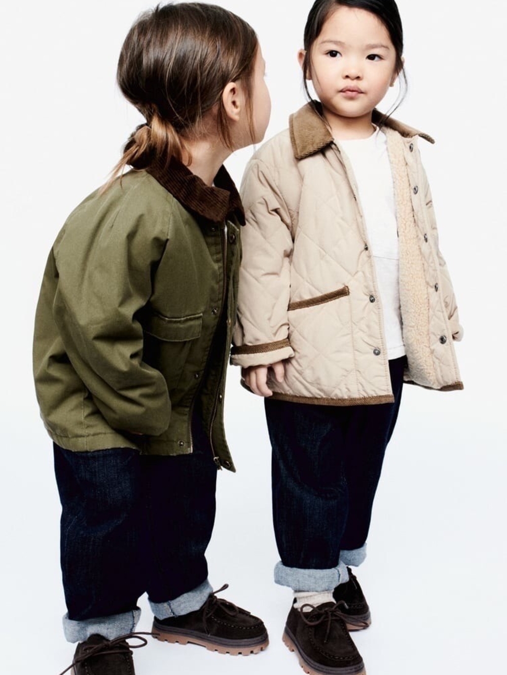 Zara Beige Sherpa-Lined Jacket 3/4